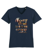 Aventura într-un tricou Tricou mânecă scurtă guler V Bărbat Presenter