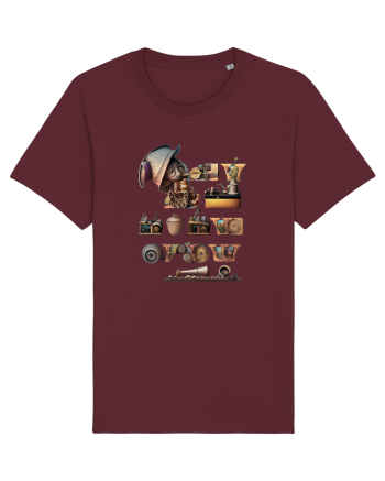 Aventura într-un tricou Burgundy