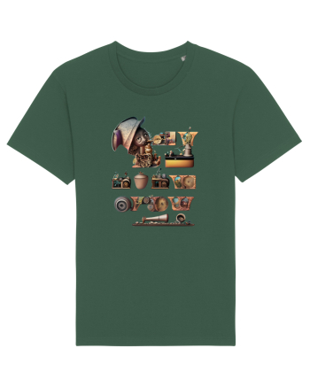 Aventura într-un tricou Bottle Green