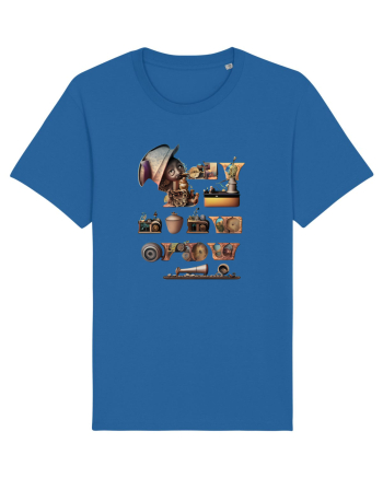 Aventura într-un tricou Royal Blue
