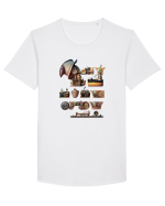Aventura într-un tricou Tricou mânecă scurtă guler larg Bărbat Skater