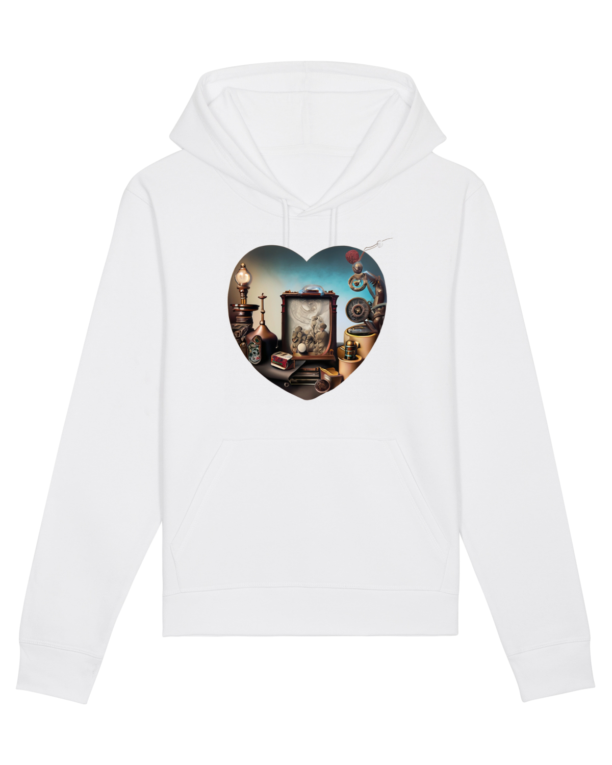 Hanorac Unisex Drummer White