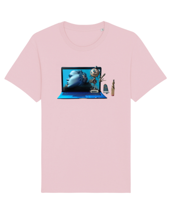Cyber-Tech Chic Cotton Pink