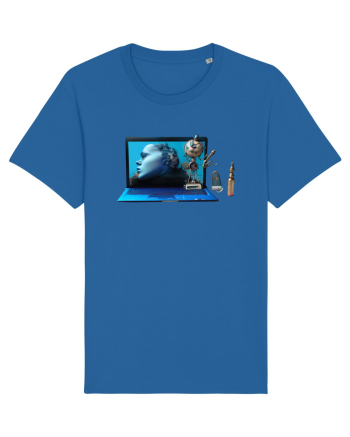 Cyber-Tech Chic Royal Blue