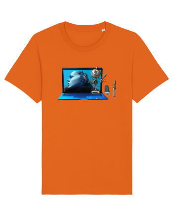 Cyber-Tech Chic Bright Orange