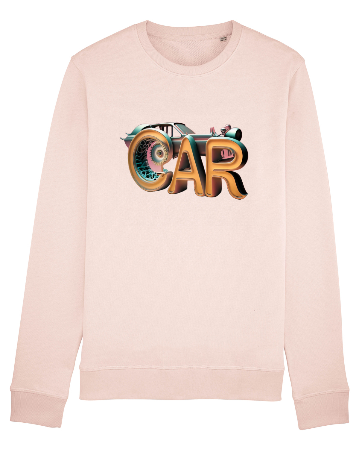 Bluză mânecă lungă Unisex Rise Candy Pink