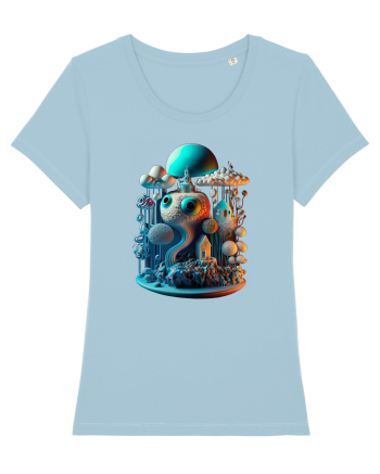 Magie tridimensională urbană Sky Blue