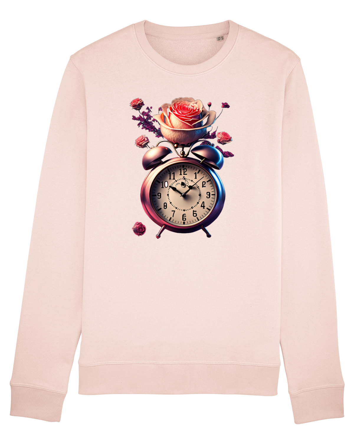 Bluză mânecă lungă Unisex Rise Candy Pink