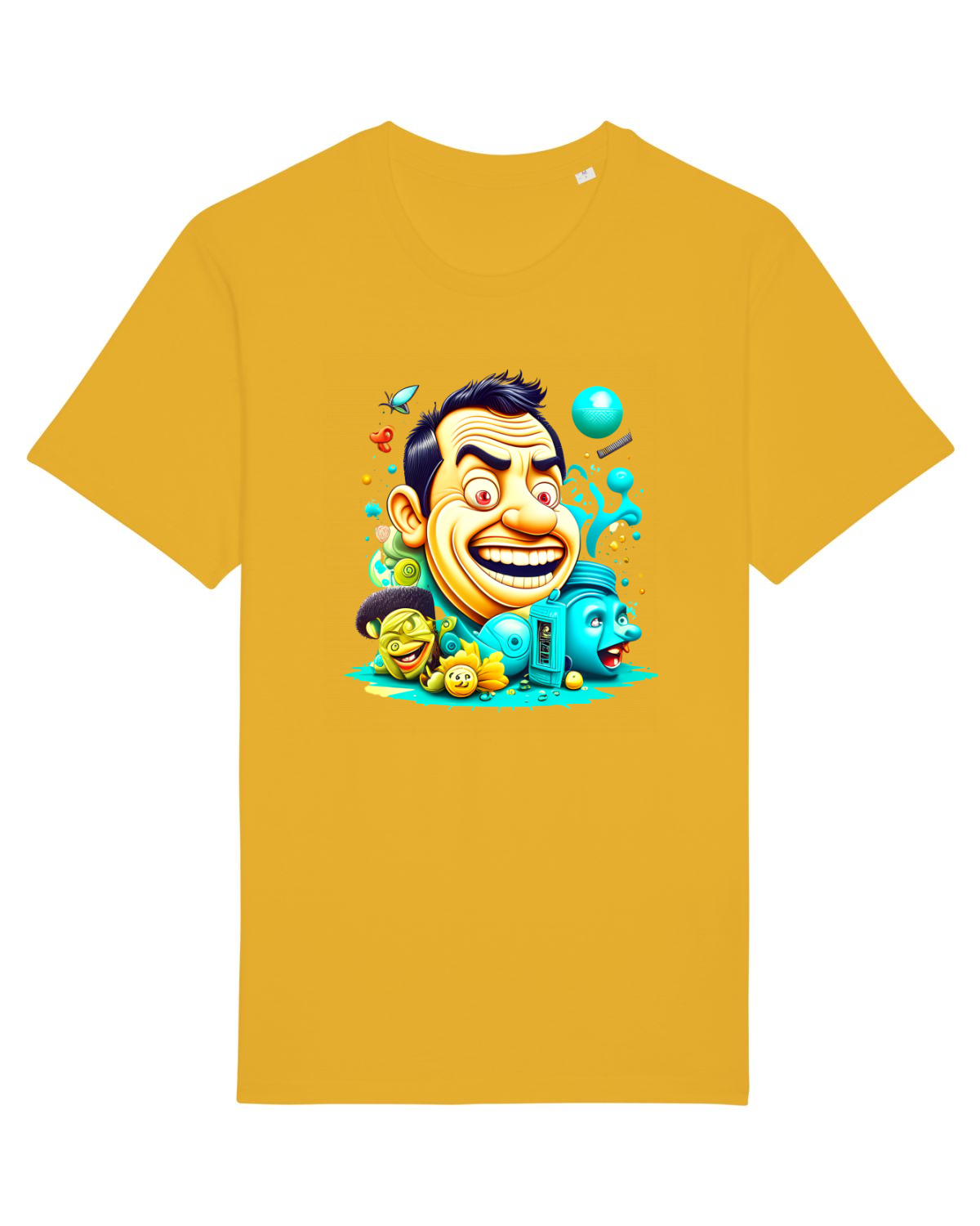 Tricou mânecă scurtă Unisex Rocker Spectra Yellow