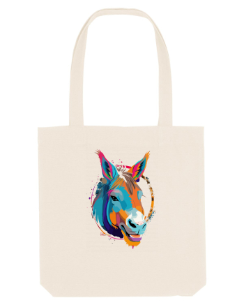 Vibrant Equine Spirit: Colorful Donkey Natural