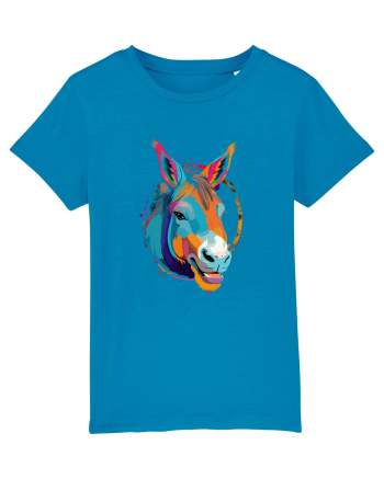 Vibrant Equine Spirit: Colorful Donkey Azur