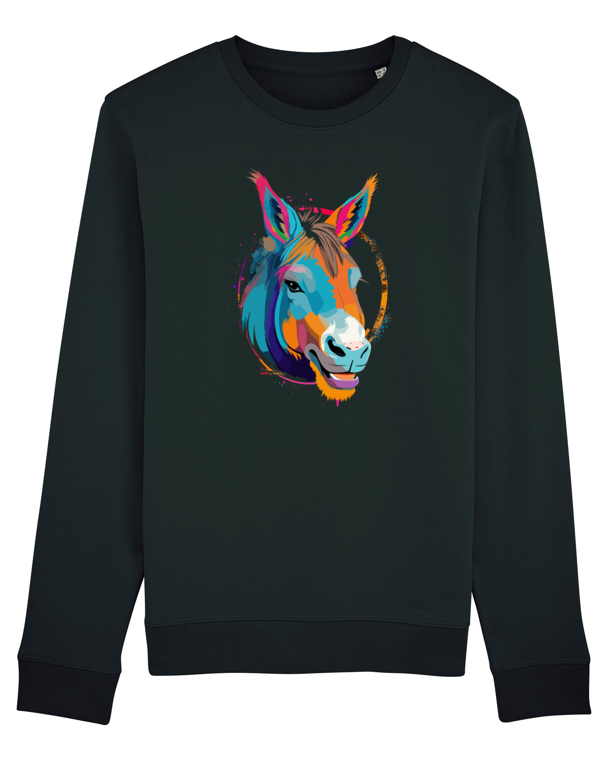 Bluză mânecă lungă Unisex Rise Black