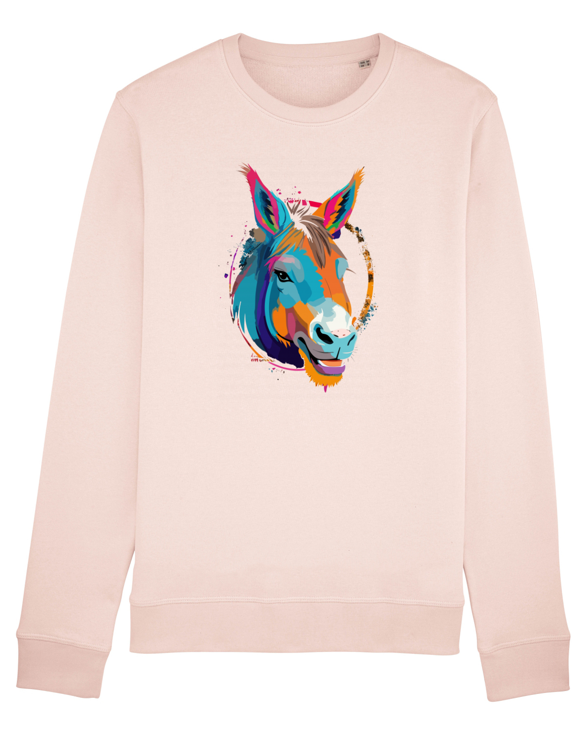 Bluză mânecă lungă Unisex Rise Candy Pink