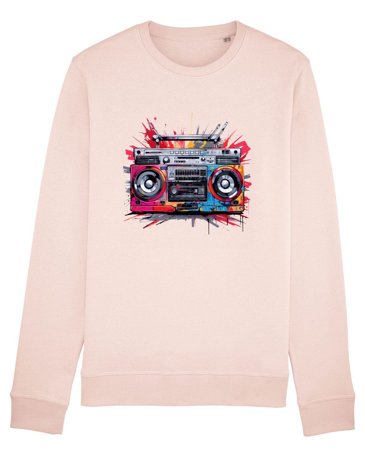 Bluză mânecă lungă Unisex Rise Candy Pink