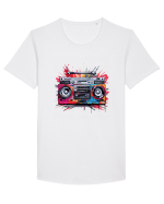 Boombox Tricou mânecă scurtă guler larg Bărbat Skater