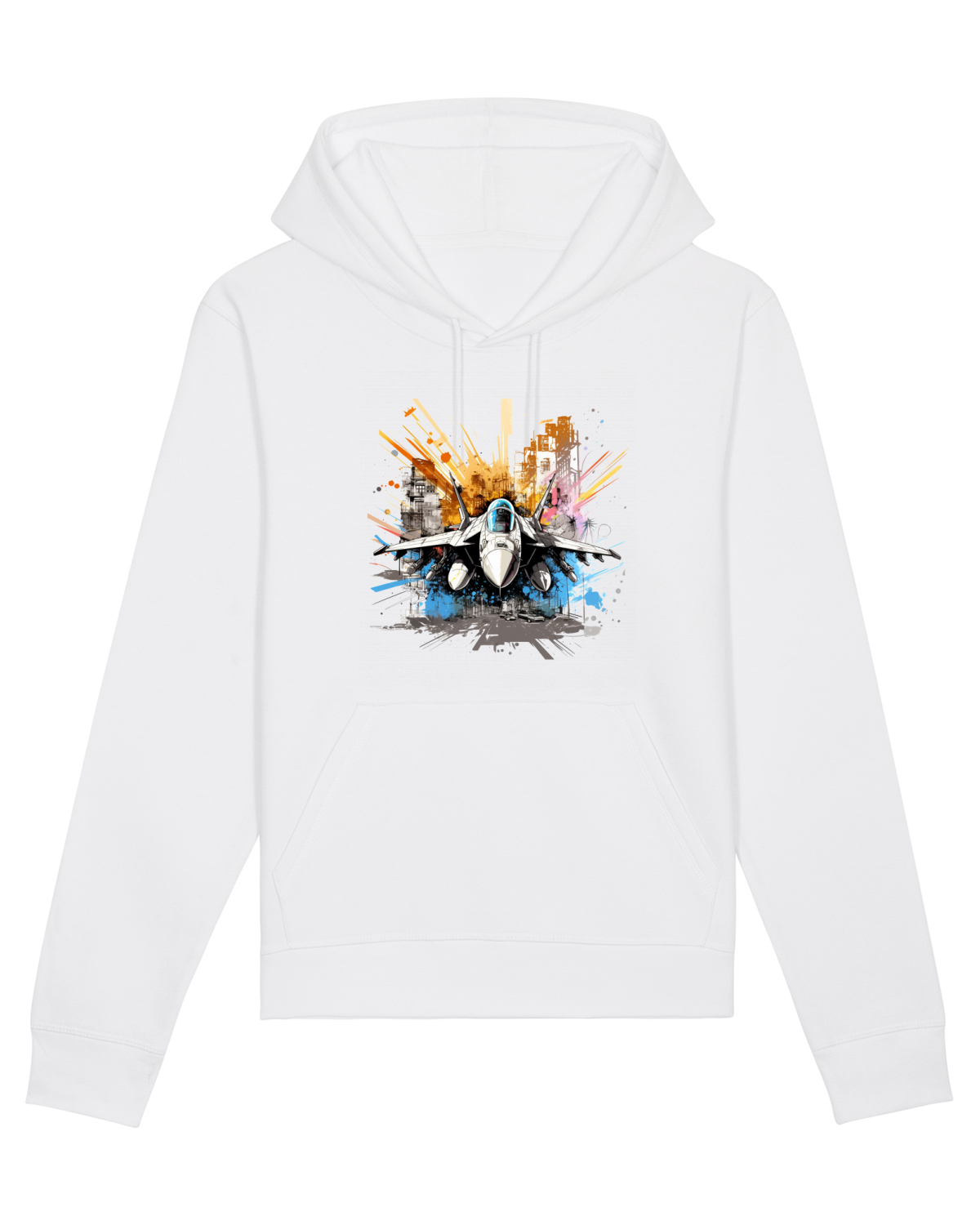 Hanorac Unisex Drummer White