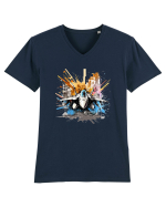 Fly with me Tricou mânecă scurtă guler V Bărbat Presenter