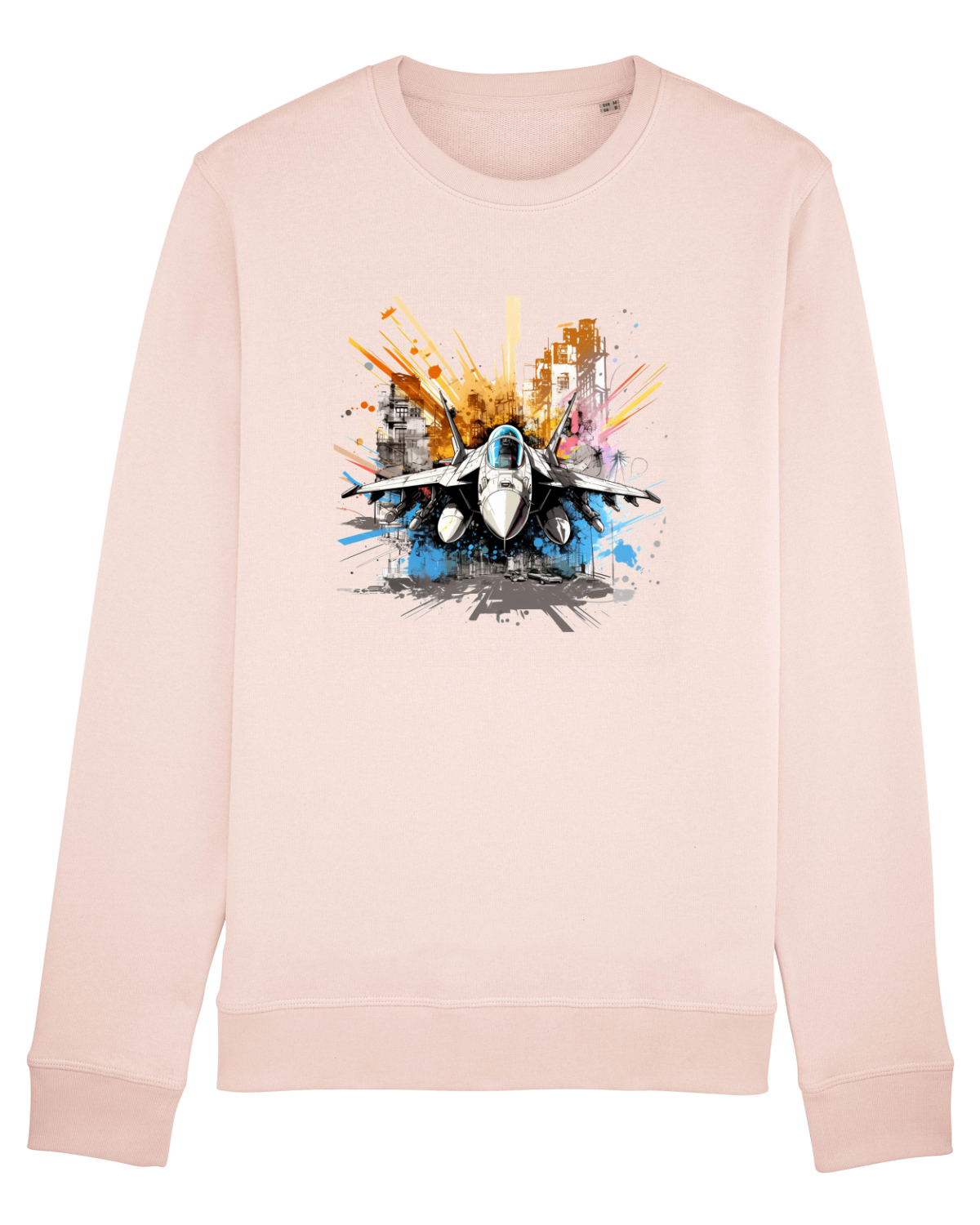 Bluză mânecă lungă Unisex Rise Candy Pink