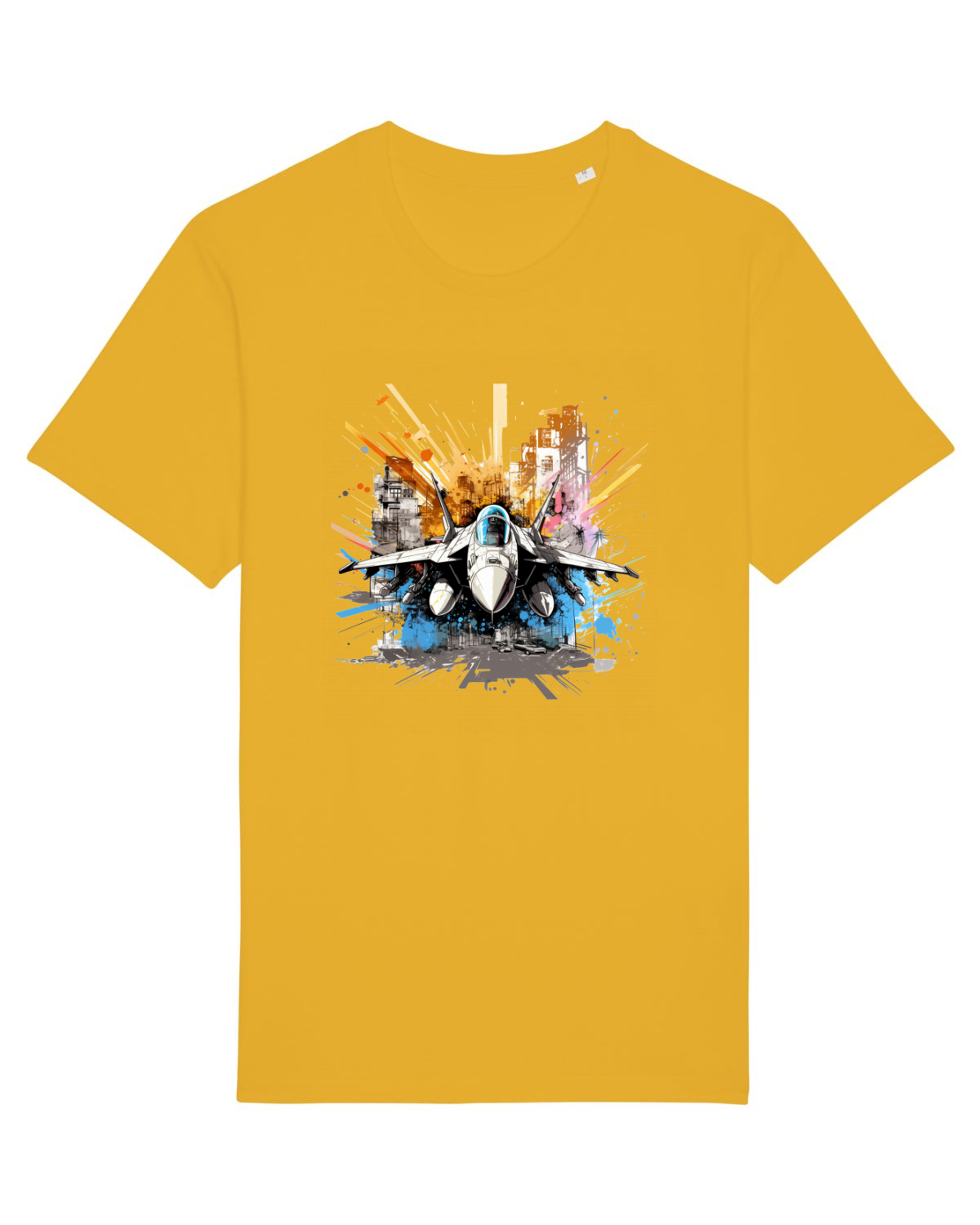 Tricou mânecă scurtă Unisex Rocker Spectra Yellow