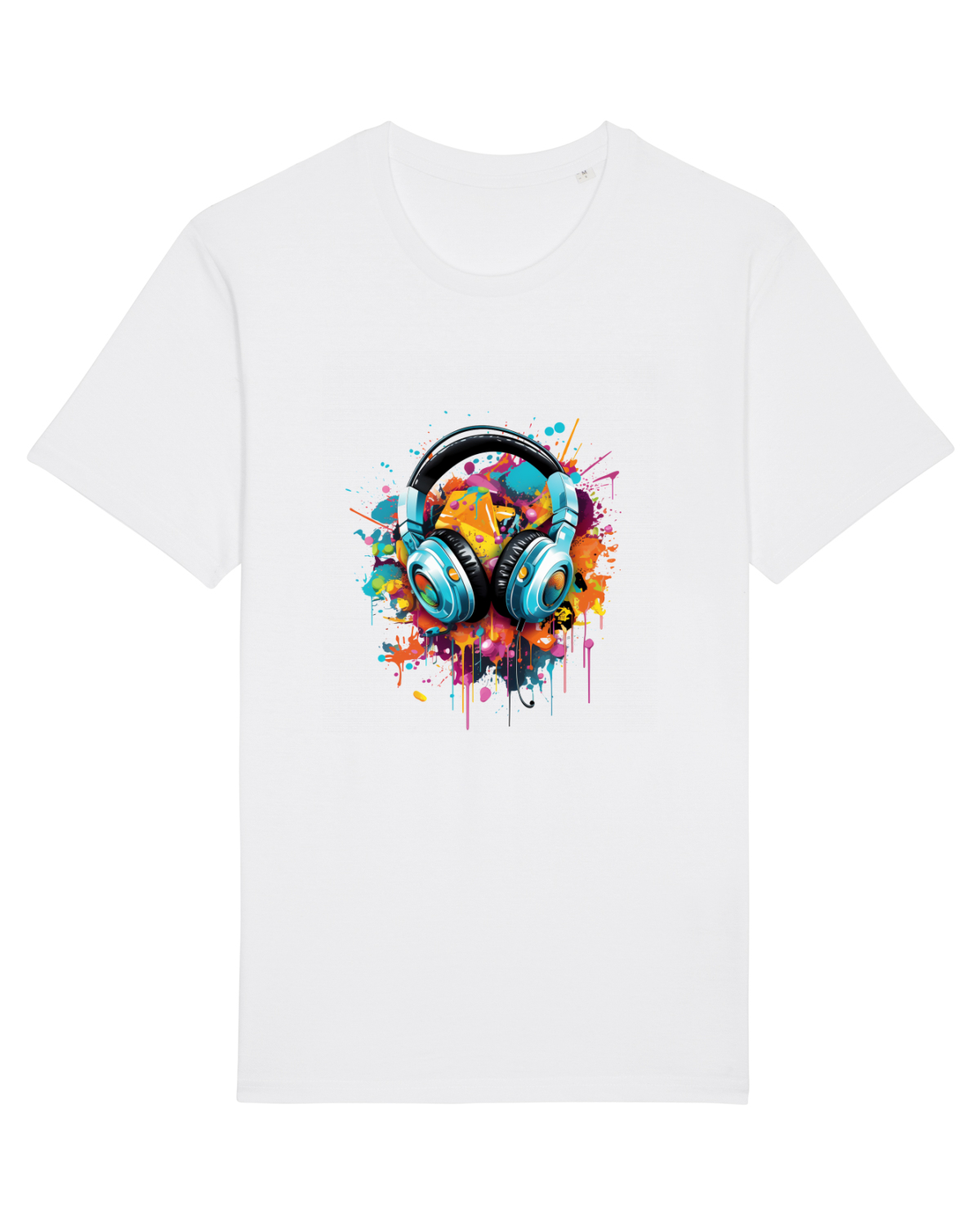 Tricou mânecă scurtă Unisex Rocker White