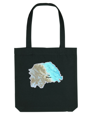 Suceava County Map Black