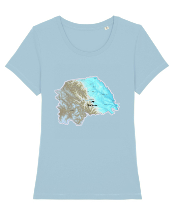 Suceava County Map Sky Blue