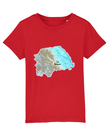 Suceava County Map Red