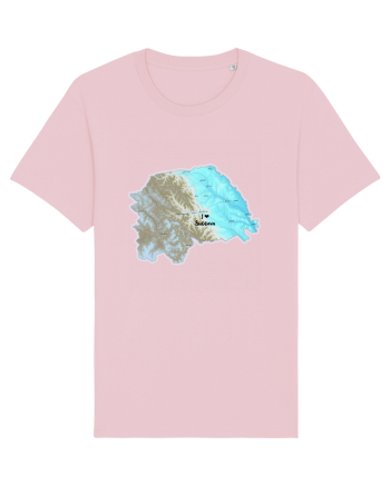 Suceava County Map Cotton Pink