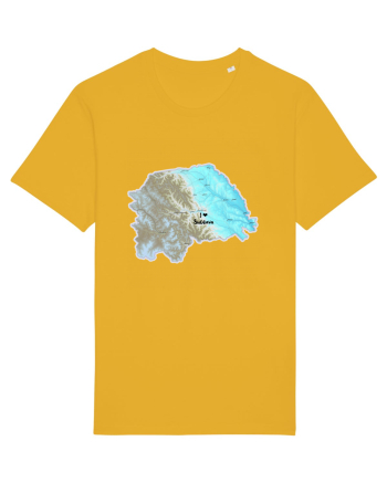 Suceava County Map Spectra Yellow