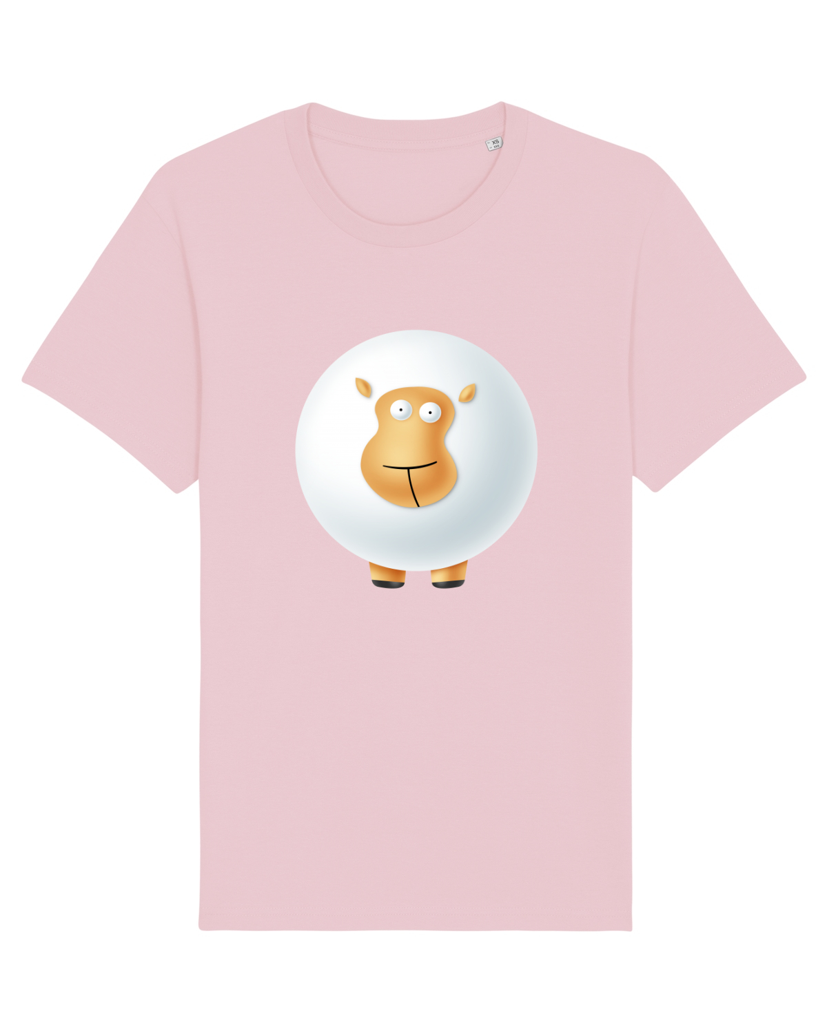 Tricou mânecă scurtă Unisex Rocker Cotton Pink