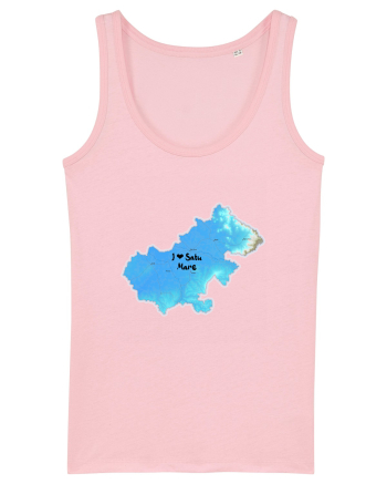 Satu Mare County Map Cotton Pink