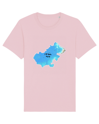 Satu Mare County Map Cotton Pink