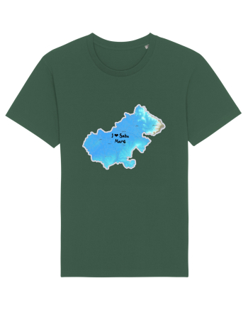 Satu Mare County Map Bottle Green