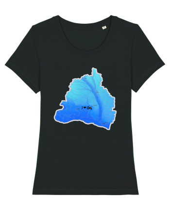 Dolj County Map Black