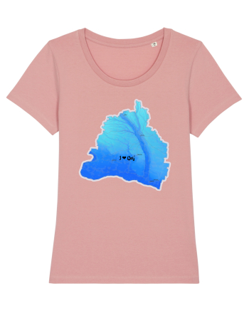 Dolj County Map Canyon Pink