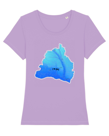 Dolj County Map Lavender Dawn