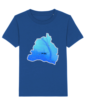 Dolj County Map Majorelle Blue