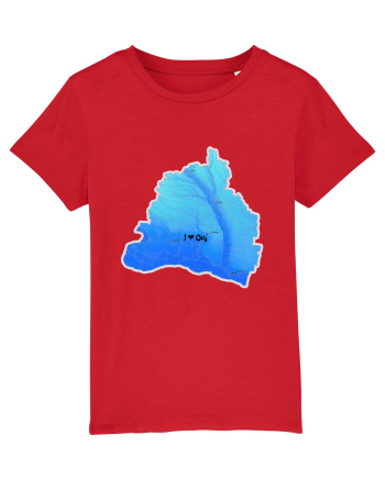 Dolj County Map Red