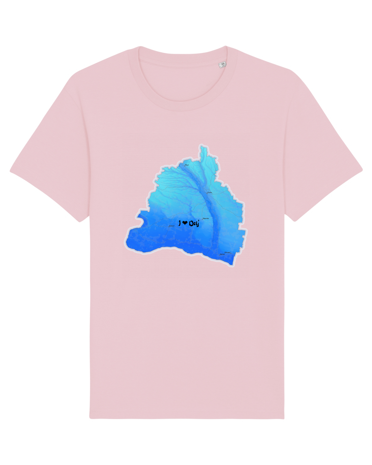 Tricou mânecă scurtă Unisex Rocker Cotton Pink