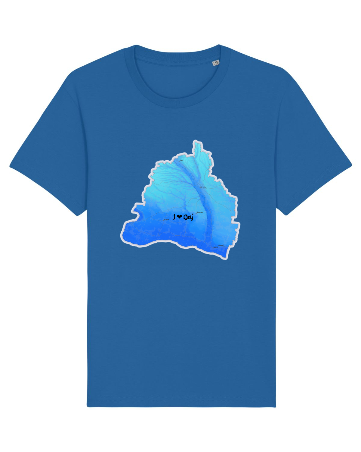 Tricou mânecă scurtă Unisex Rocker Royal Blue