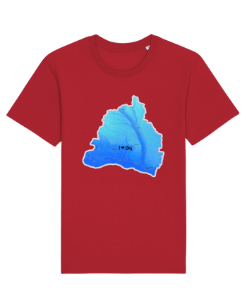 Dolj County Map Red