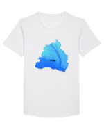 Dolj County Map Tricou mânecă scurtă guler larg Bărbat Skater