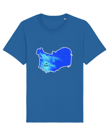 Tulcea County Map Royal Blue