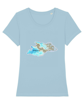 Maramureș County Map Sky Blue