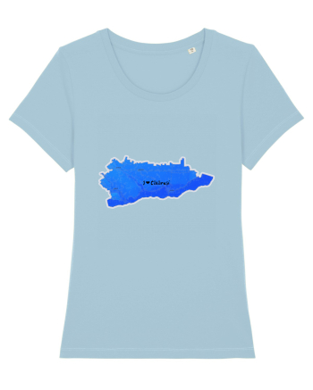 Călărași County Map Sky Blue