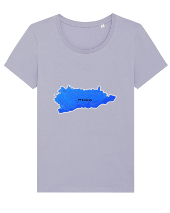 Călărași County Map Lavender