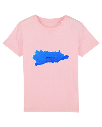 Călărași County Map Cotton Pink