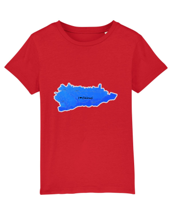 Călărași County Map Red