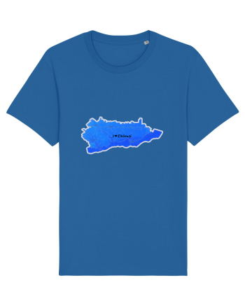 Călărași County Map Royal Blue