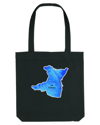 Constanța County Map Black